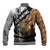 Deer Hunting Dry Broadleaf Forest Grunge Pattern Baseball Jacket - Wonder Print Shop