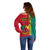 Cameroon Happy Unity Day Cameroun Coat Of Arms Off Shoulder Sweater - Wonder Print Shop