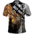 Deer Hunting Dry Broadleaf Forest Grunge Pattern Polo Shirt - Wonder Print Shop