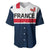 France Rugby 7s Le XV de France Baseball Jersey LT9 - Wonder Print Shop