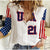 (Custom Personalised) United States 2023 Baseball Classic Uniform USA Flag Women Casual Shirt - Wonder Print Shop