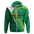 Custom Ireland Rugby 7s Celtic Cross Shamrock Hoodie - Wonder Print Shop