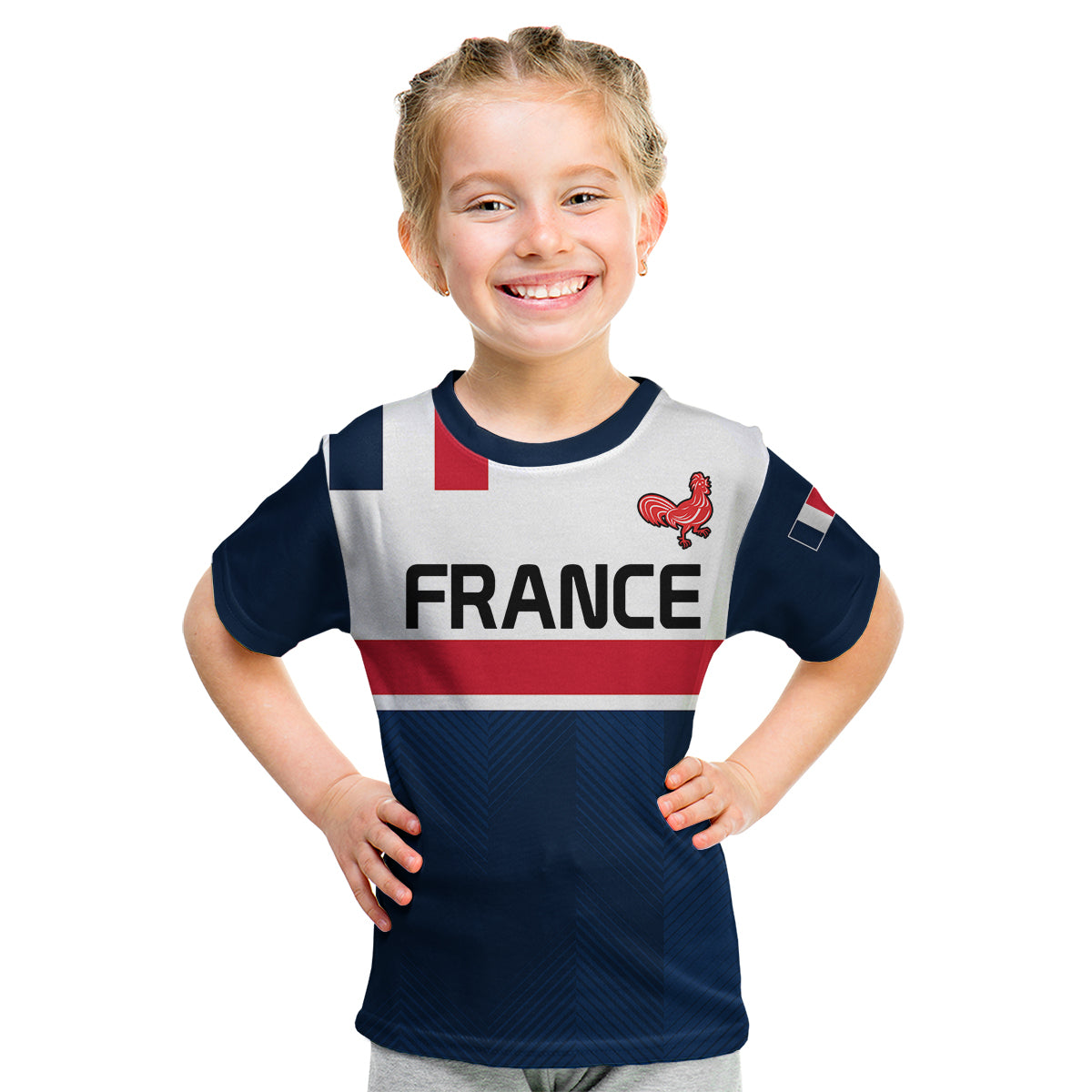 France Rugby 7s Le XV de France Kid T Shirt - Wonder Print Shop