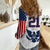 (Custom Personalised) United States 2023 Baseball Classic Uniform USA Flag Women Casual Shirt - Wonder Print Shop