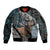 deer-hunting-abstract-pattern-sleeve-zip-bomber-jacket