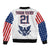 (Custom Personalised) United States 2023 Baseball Classic Uniform USA Flag Bomber Jacket LT9 - Wonder Print Shop