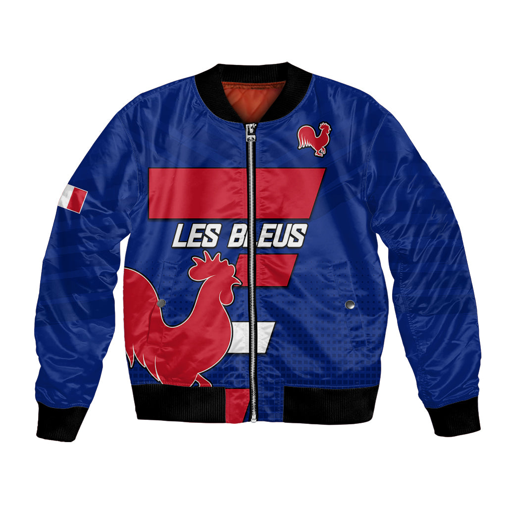 (Custom Personalised) France Rugby 7s Come On Les Bleus Bomber Jacket LT9 - Wonder Print Shop