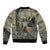 Deer Hunting Camouflaged Modern Abstract Bomber Jacket - Wonder Print Shop