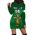 (Custom Text And Number) Ireland Rugby 2023 Champions Six Nations Irish Proud Hoodie Dress - Wonder Print Shop