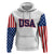 United States 2023 Baseball Classic Uniform USA Flag Hoodie - Wonder Print Shop