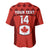 (Custom Text And Number) Canada Rugby 7s Sporty Style Baseball Jersey - Wonder Print Shop