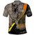 Deer Hunting Old Tree Bark Texture Gray Abstract Pattern Polo Shirt - Wonder Print Shop