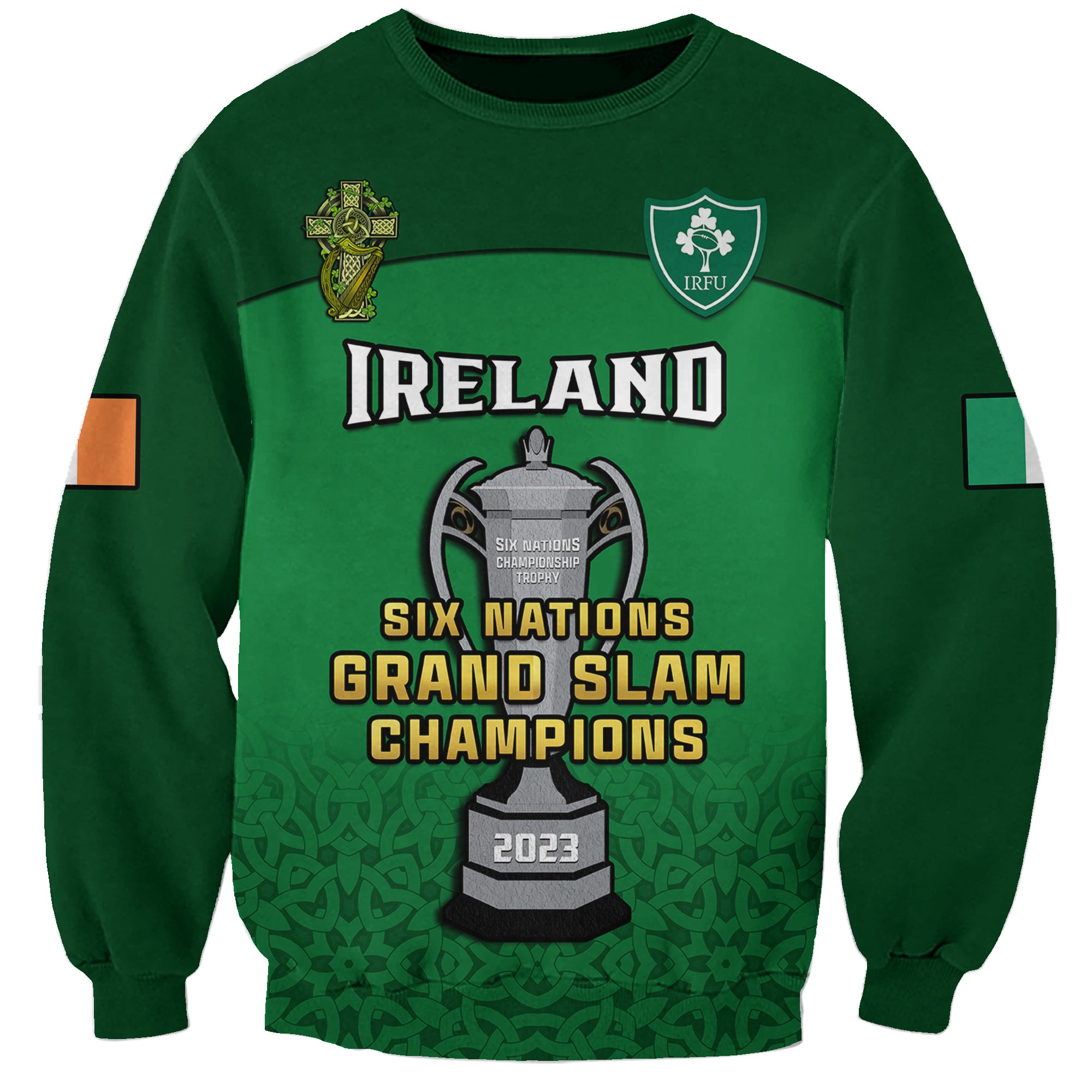 Ireland Rugby 2023 Champions Six Nations Irish Proud Sweatshirt - Wonder Print Shop