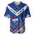 (Custom Text And Number) Samoan Rugby Manu Samoa 7s Polynesian Pattern Baseball Jersey - Wonder Print Shop