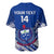 (Custom Text And Number) Samoan Rugby Manu Samoa 7s Polynesian Pattern Baseball Jersey - Wonder Print Shop