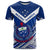 Custom Samoan Rugby Manu Samoa 7s Polynesian Pattern T Shirt - Wonder Print Shop