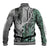 Deer Hunting Abstract Dark Forest Pattern Baseball Jacket - Wonder Print Shop