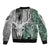 Deer Hunting Abstract Dark Forest Pattern Bomber Jacket - Wonder Print Shop