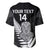 (Custom Text And Number) Aotearoa Rugby Sevens All Black Tiki Fern Baseball Jersey - Wonder Print Shop