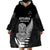 (Custom Text And Number) Aotearoa Rugby Sevens All Black Tiki Fern Wearable Blanket Hoodie - Wonder Print Shop