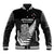 (Custom Text And Number) Aotearoa Rugby Sevens All Black Tiki Fern Baseball Jacket - Wonder Print Shop