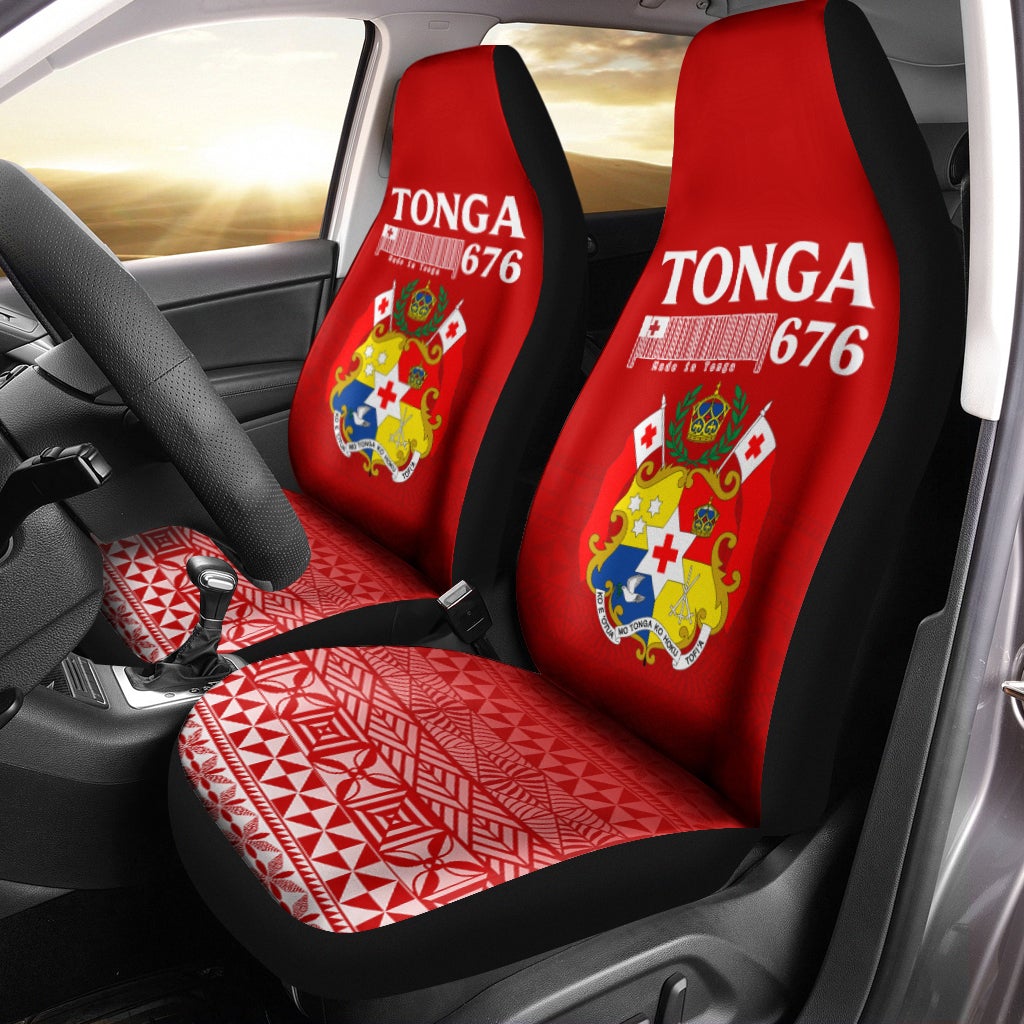 Tonga 676 Car Seat Covers Tongan Pattern LT12 - Wonder Print Shop