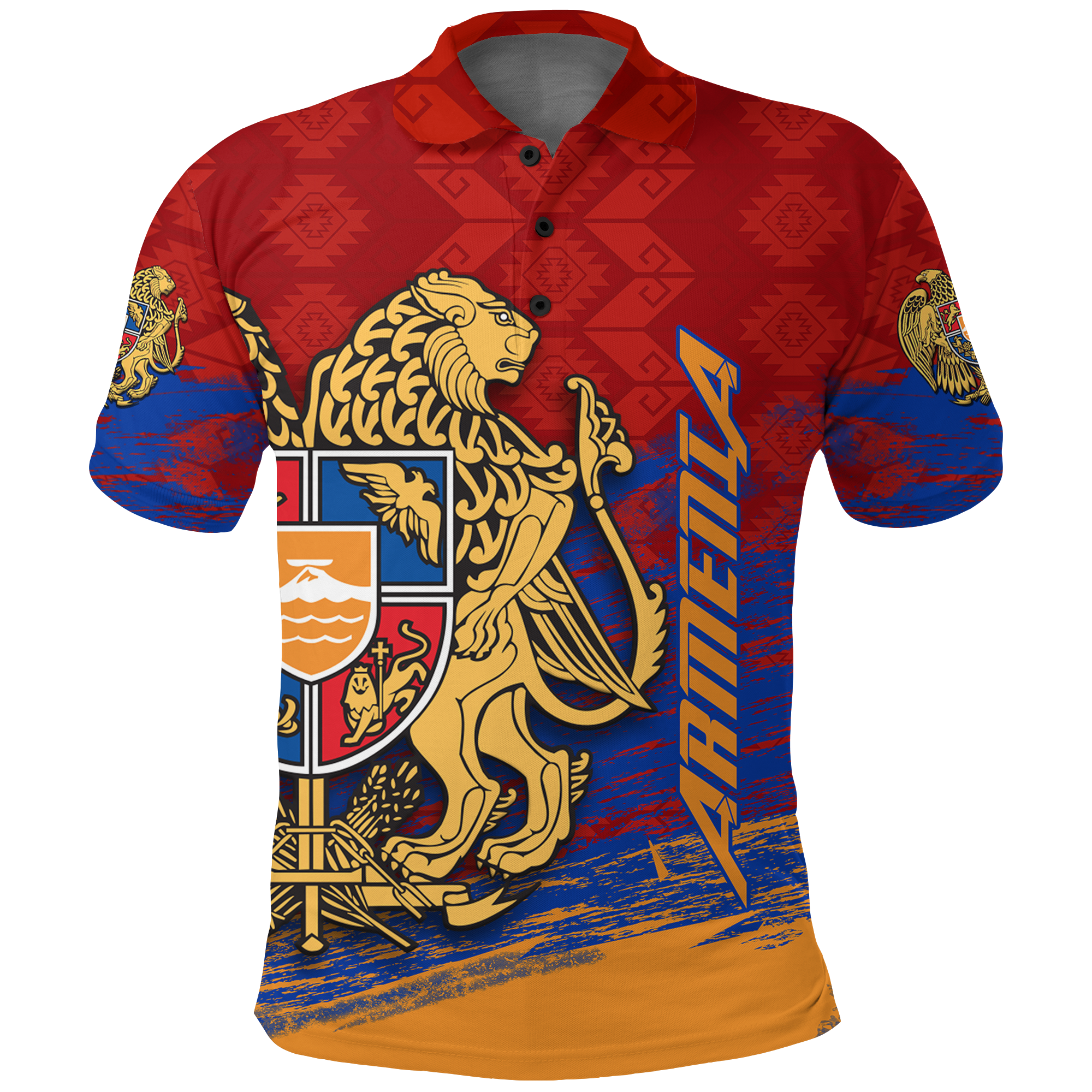 Armenia Khachkar Pride Polo Shirt LT12 - Wonder Print Shop