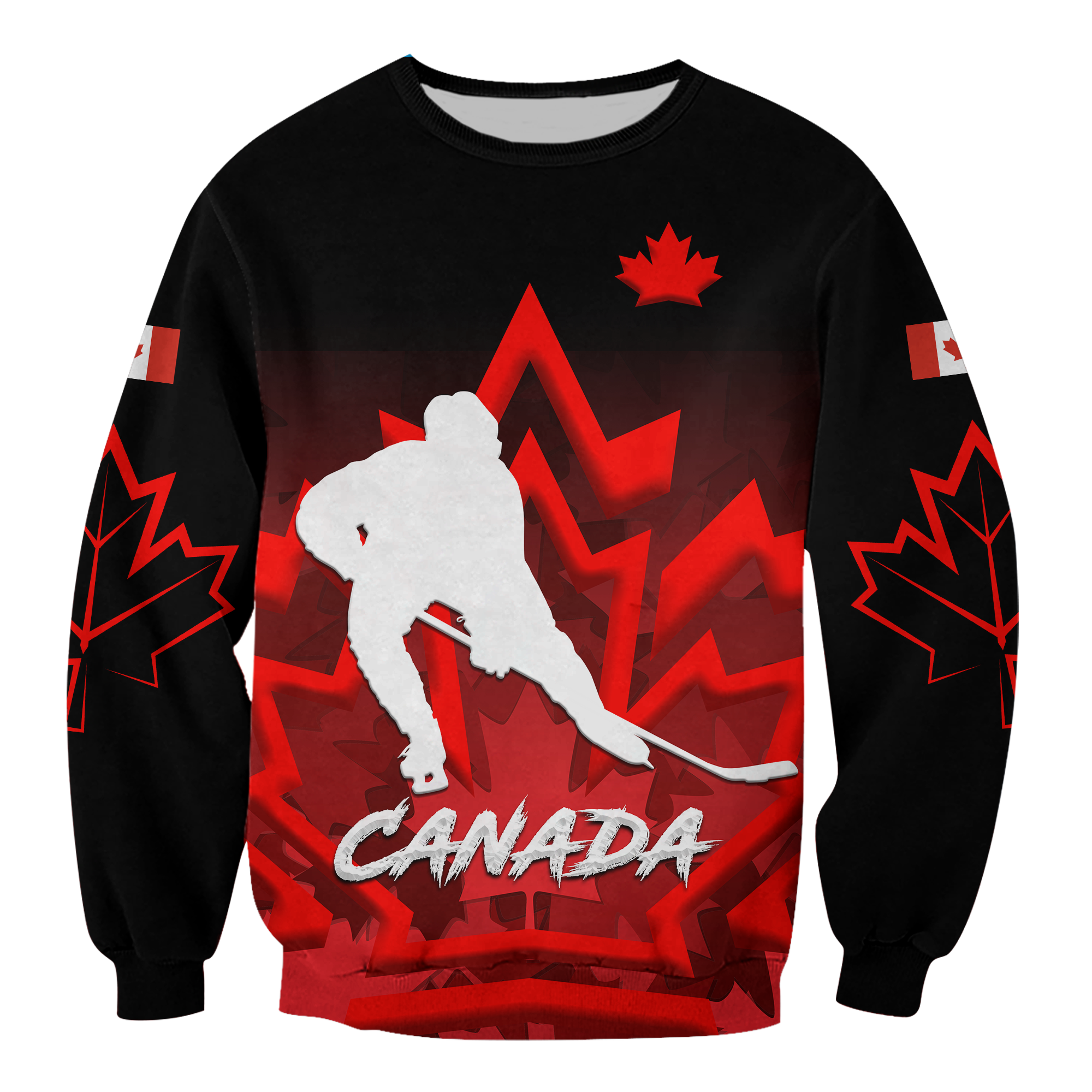 custom-personalised-canada-hockey-with-maple-leaf-sweatshirt