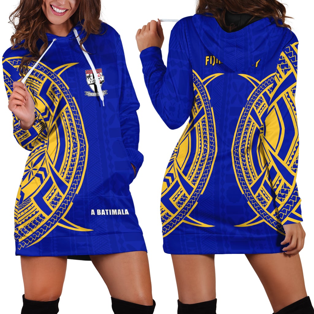 Rotorua Fijian Rugby Hoodie Dress 03 LT13 - Wonder Print Shop