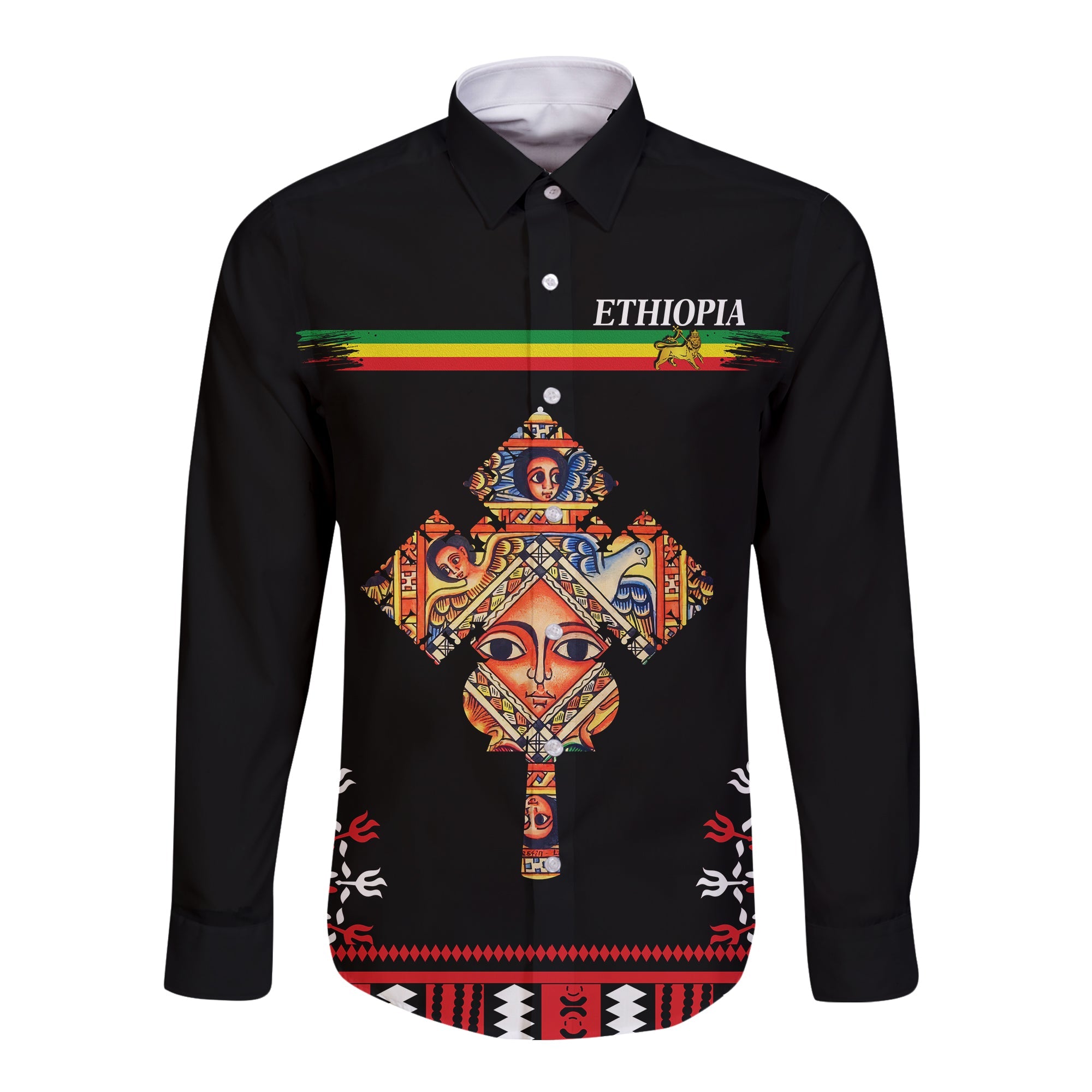 ethiopia-long-sleeve-button-shirt-ethiopian-cross