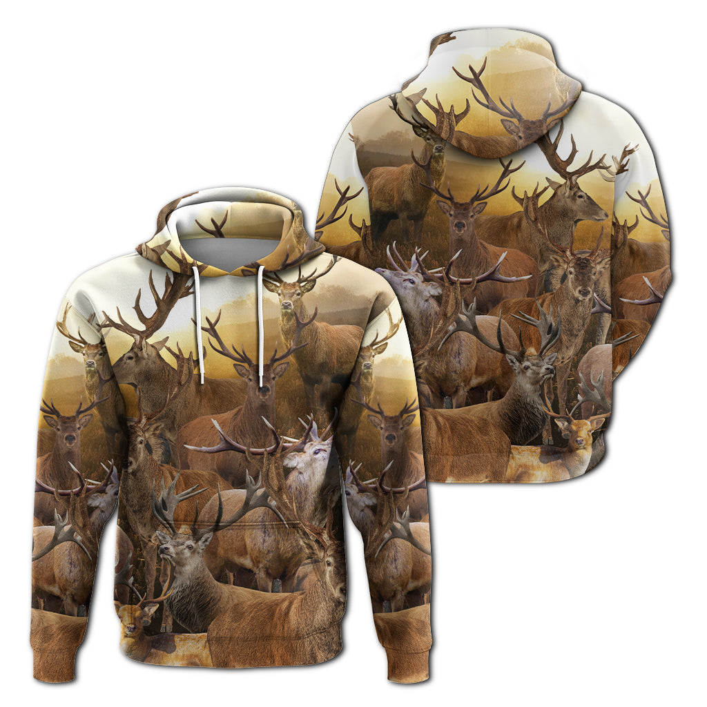 Deer Hunting Like Hunting, Like Wild Life Hoodie LT2 - Wonder Print Shop