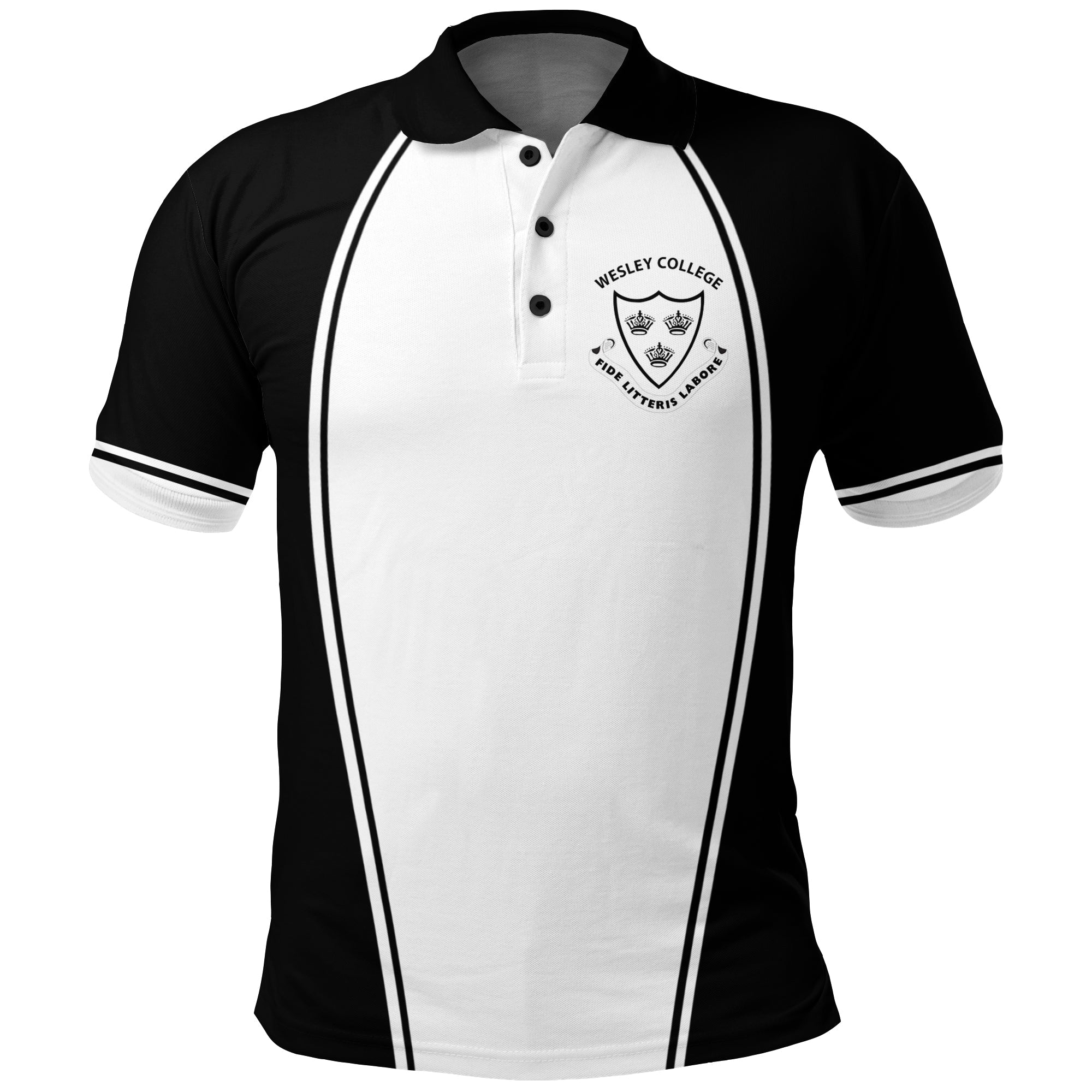 Custom Wesley College Taniela Ngaue Polo Shirt LT12 - Wonder Print Shop