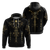 Viking Helm of Awe Gold Art Hoodie LT12 - Wonder Print Shop