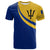 Barbados T Shirts Barbados Coat Of Arms And Flag Color - Wonder Print Shop