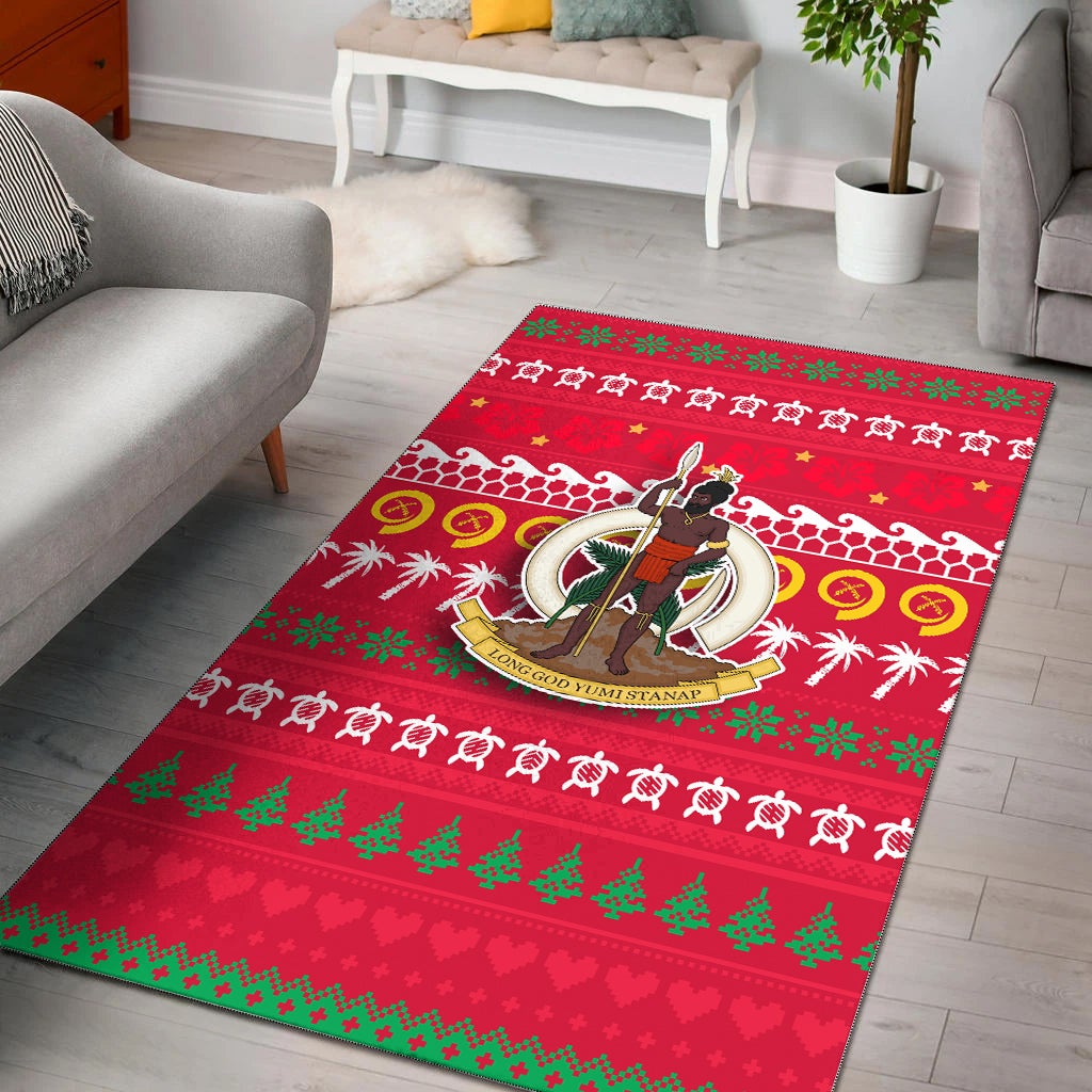 Vanuatu Christmas Area Rug Ugly Christmas LT12 - Wonder Print Shop