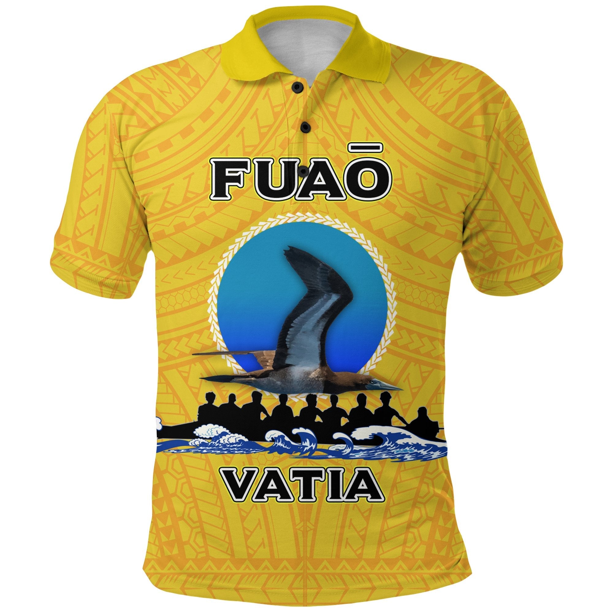 Custom American Samoa Polo Shirt Fuao of Vatia Pride LT12 - Wonder Print Shop