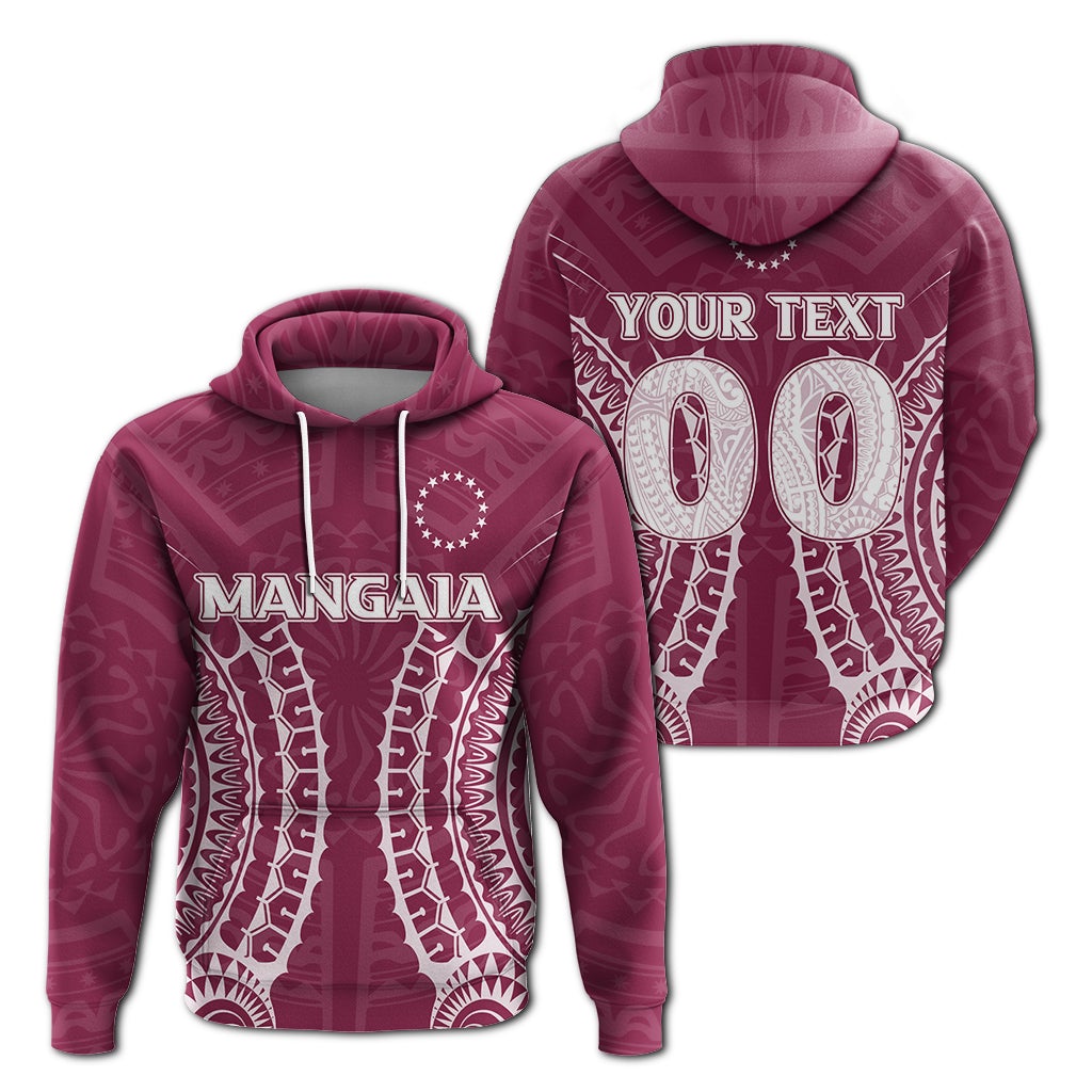 Custom Mangaia Cook Islands Hoodie Tribal Pattern LT12 - Wonder Print Shop