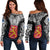 Viking Off Shoulder Sweater - Finland Viking Symbol RLT12 - Wonder Print Shop