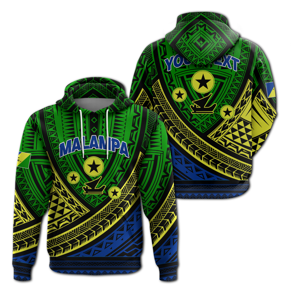 Custom Personalised Malampa Province Vanuatu Tribal Pattern Hoodie LT12 - Wonder Print Shop