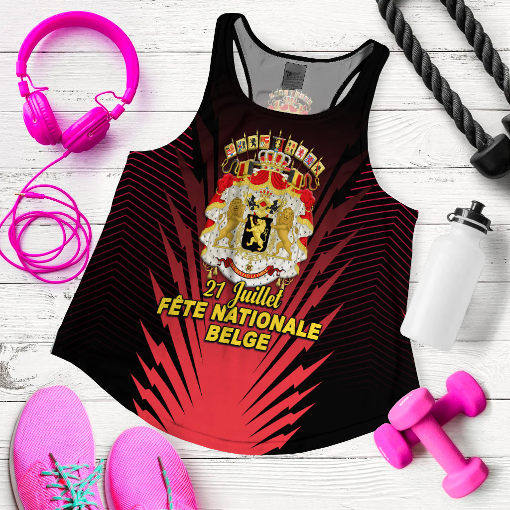 belgium-independence-day-coat-of-arms-women-tank-top