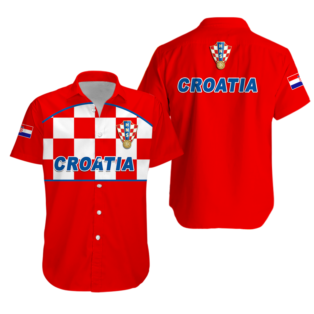 Croatia Football 2022 Checkerboard Hawaiian Shirt 