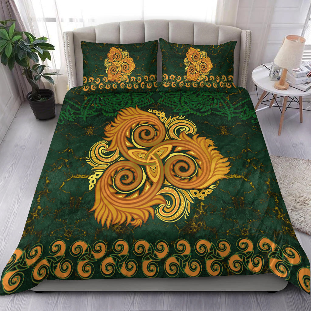 Celtic Disk Ornament Triple Spiral Bedding Set LT12 - Wonder Print Shop