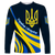 Ukraine Gold Trident Long Sleeve Shirt LT12 - Wonder Print Shop