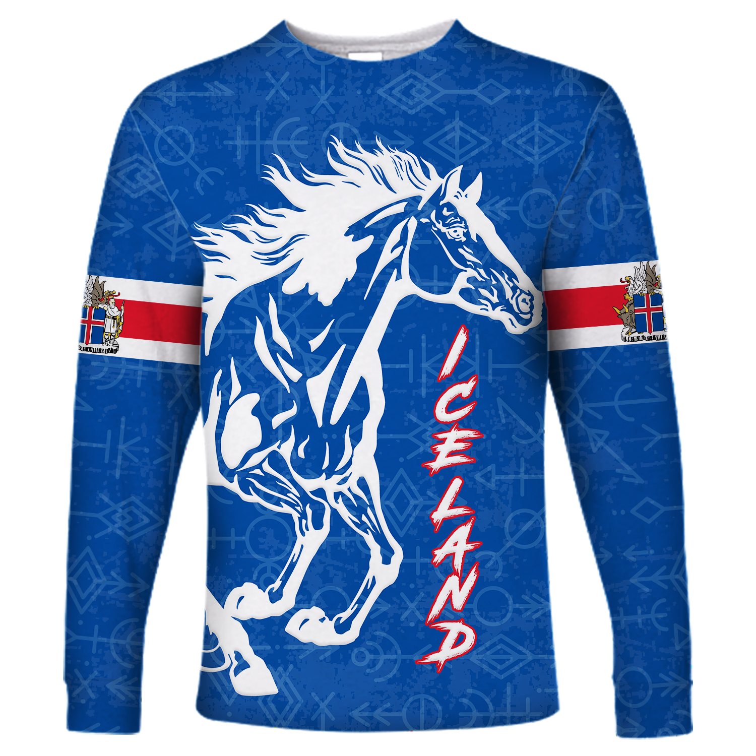 Icelandic Horse Pride Long Sleeve Shirt LT12 - Wonder Print Shop