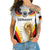 (Custom Personalised) Germany Football World Cup 2022 Cross Shoulder Shirt - LT2