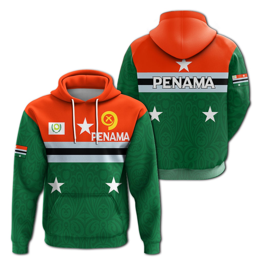 Custom Vanuatu Penama Province Hoodie Flag Style LT12 - Wonder Print Shop