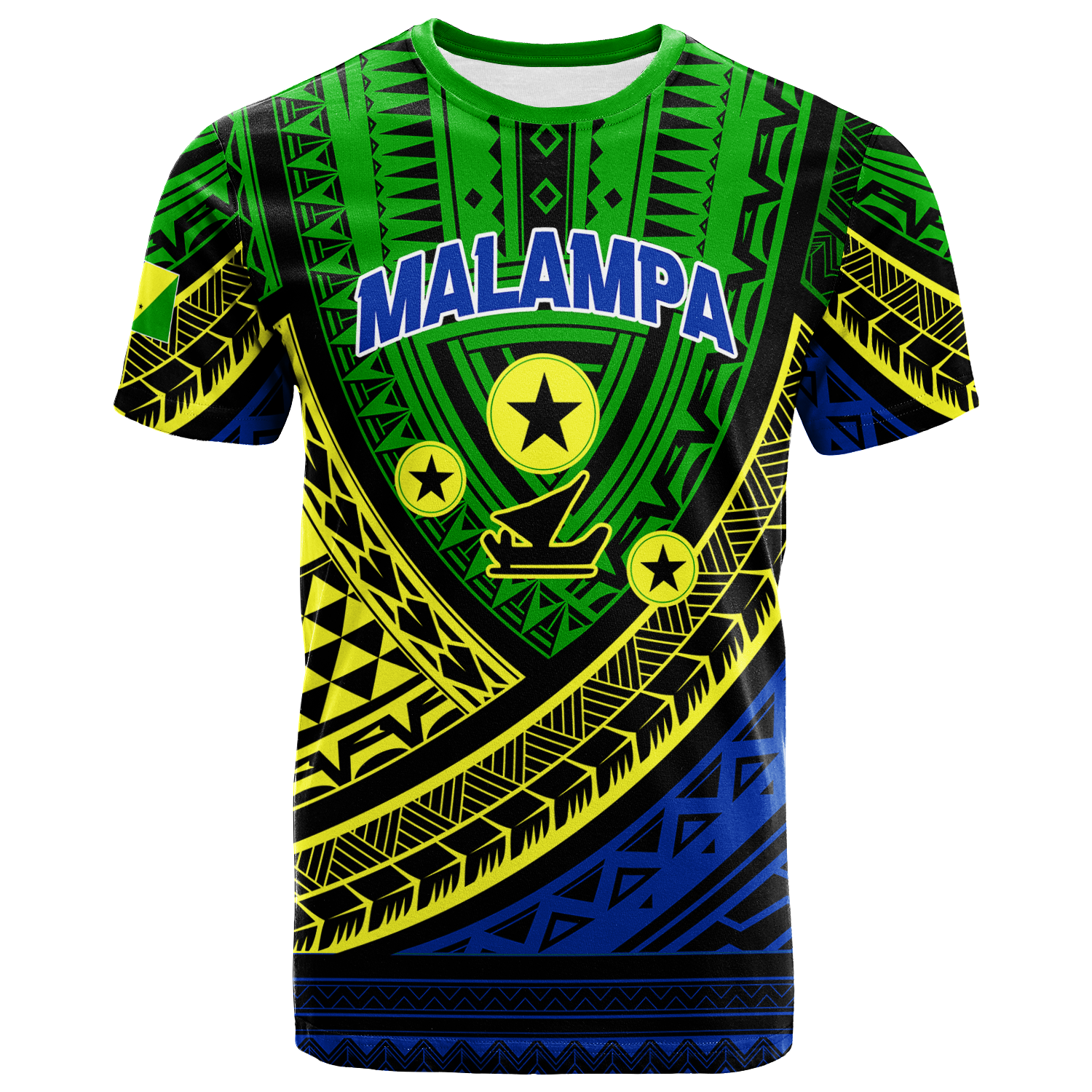 Custom Vanuatu Malampa Province Tribal Pattern T Shirt LT12 - Wonder Print Shop