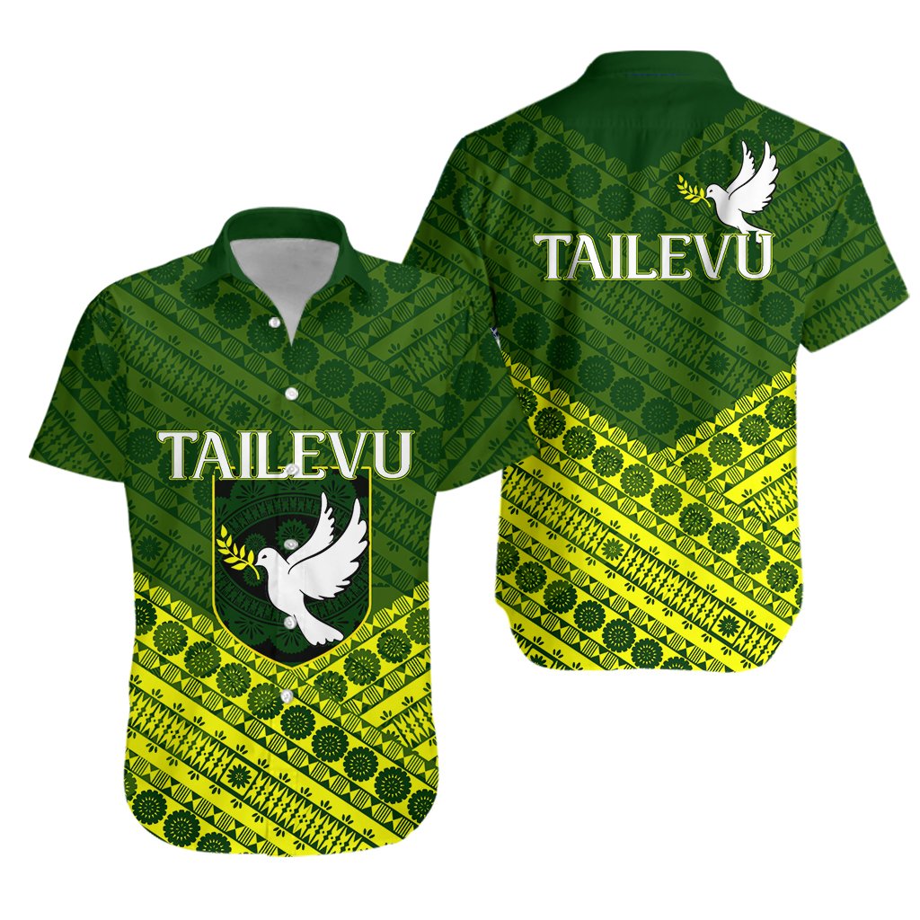 Tailevu Rugby Union Fiji Hawaiian Shirt Tapa Pattern LT12 - Wonder Print Shop