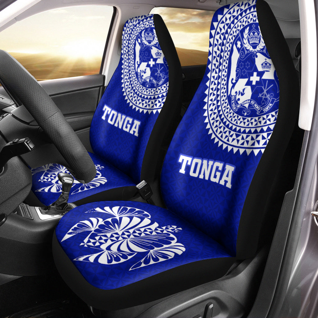 Tonga Car Seat Covers Tongan Blue Turtle - LT12 - Wonder Print Shop