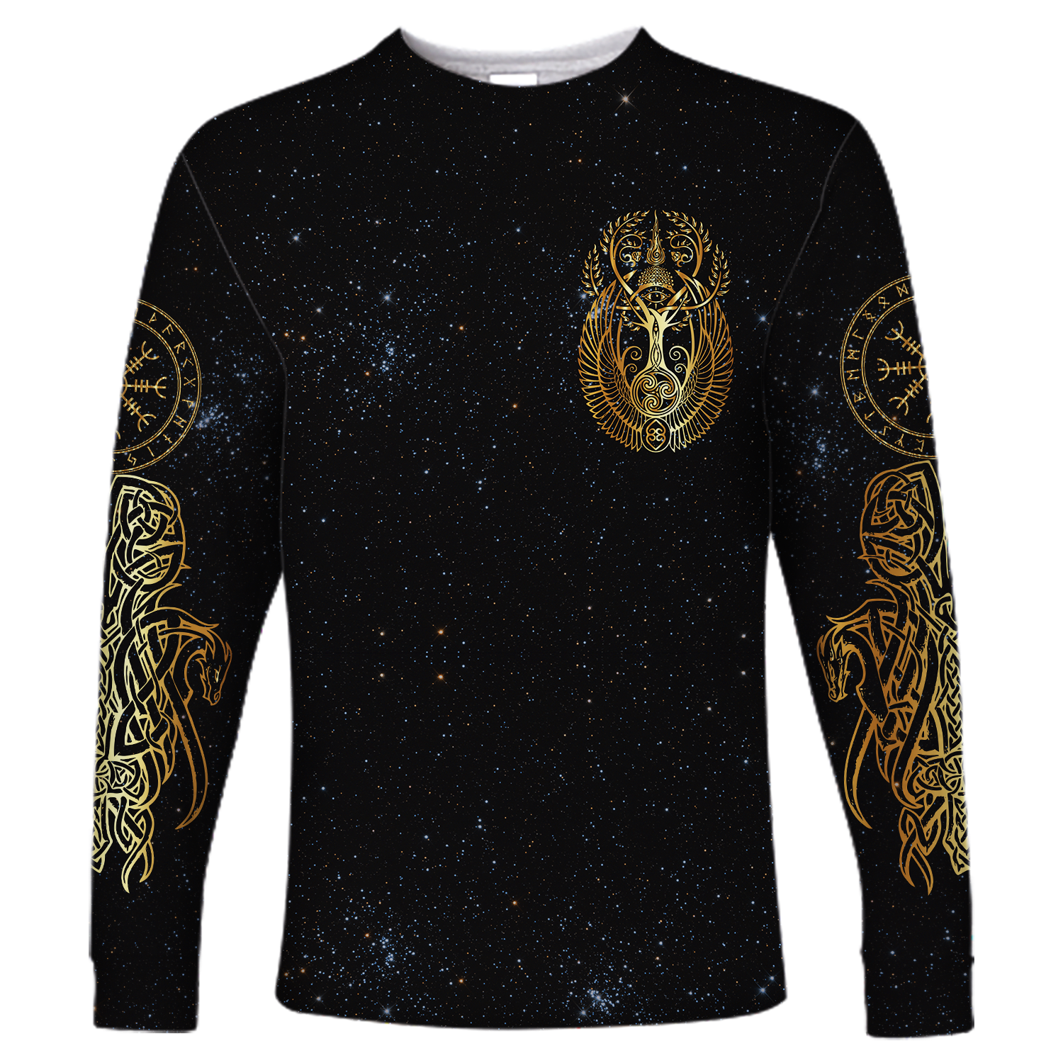 Viking Yggdrasil Tree Of Life Odin Long Sleeve Shirt LT12 - Wonder Print Shop